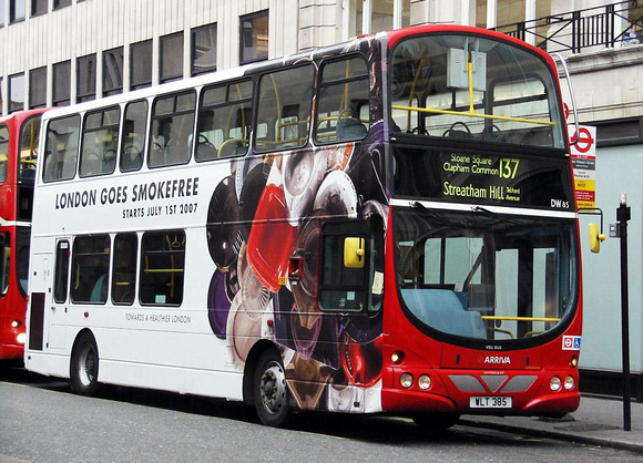 Route 137, Arriva London, DW85, WLT385, Oxford Circus