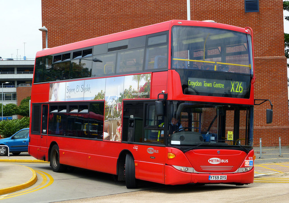 Route X26, Metrobus 970, YT59DYS, Heathrow