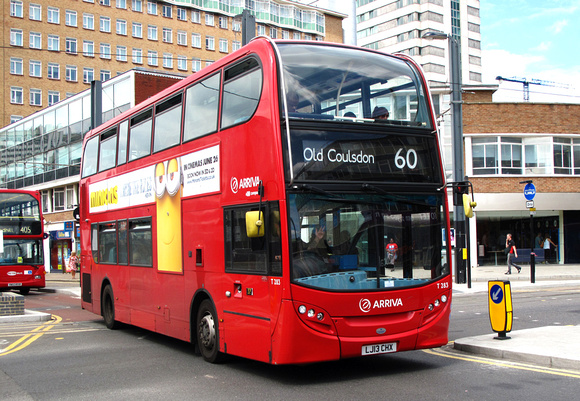 Route 60, Arriva London, T283, LJ13CHX, Croydon