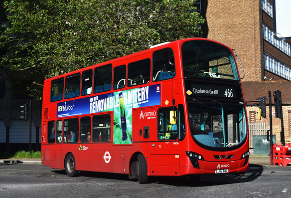 Route 466, Arriva London, HV56, LJ62BNU, East Croydon