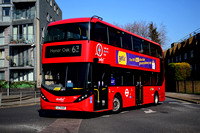 Route 63, Abellio London 3421, LC71KXF, Peckham