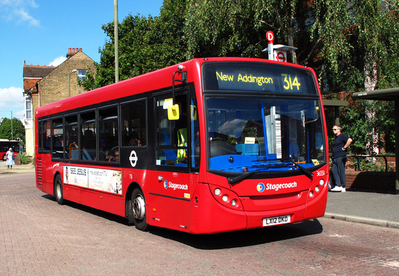 Route 314, Stagecoach London 36551, LX12DKD, Bromley