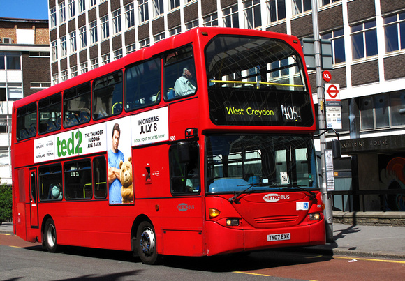 Route 405, Metrobus 950, YN07EXK, Croydon