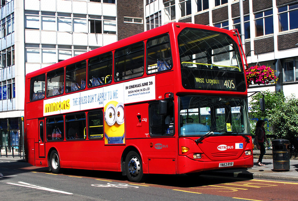 Route 405, Metrobus 481, YN53RYR, Croydon