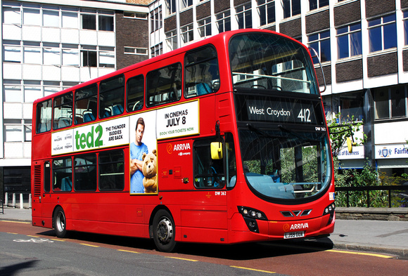 Route 412, Arriva London, DW262, LJ59GUA, Croydon