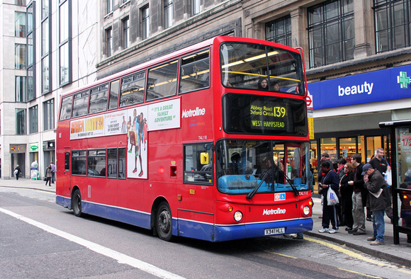 Route 139, Metroline, TAL118, X341HLL, The Strand