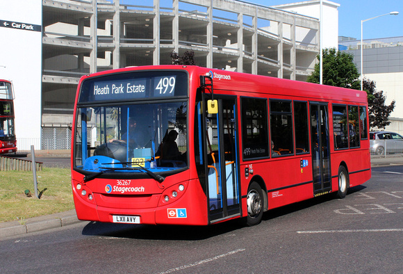 Route 499, Stagecoach London 36267, LX11AVY, Romford