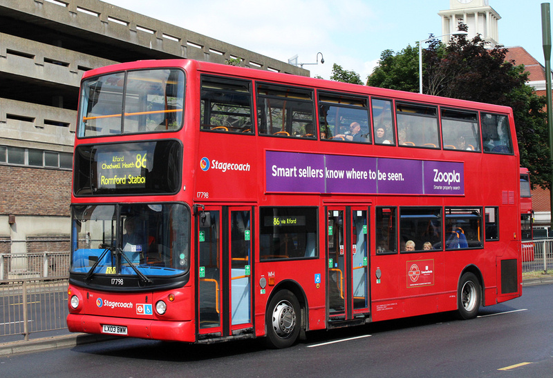 London Bus Routes | Route 86: Romford Station - Stratford | Route 86 ...