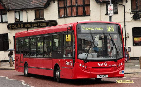 Route 368, First London, DML44178, YX11AGO, Barking