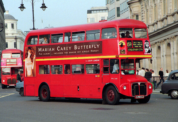 Route 159, South London Buses, RML2608, NML608E, Trafalgar Square