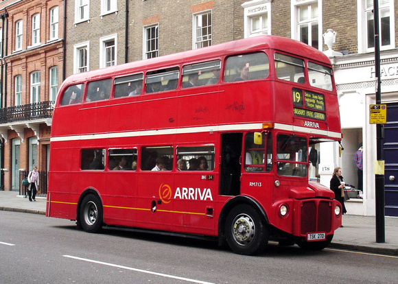 Route 19, Arriva London, RM713, TSK270, Sloane Square