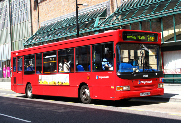 Route 246, Stagecoach London 34365, LV52HKU, Bromley