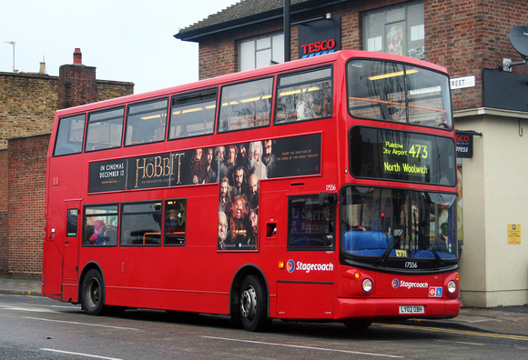 Route 473, Stagecoach London 17556, LY02OBH, Plaistow