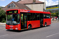 Route 167, Docklands Buses, ED26, LX07BYS, Ilford