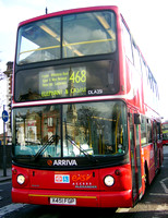 Route 468, Arriva London, DLA251, X451FGP, West Norwood