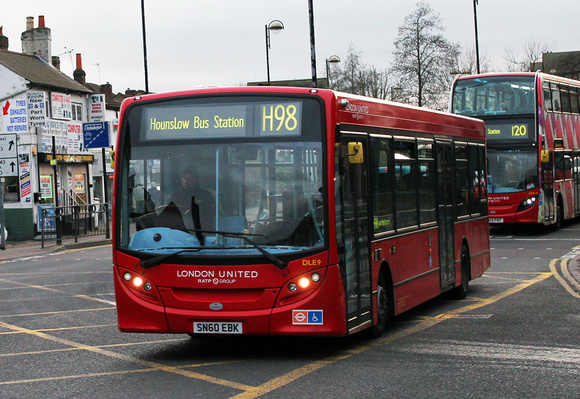 Route H98, London United RATP, DLE9, SN60EBK, Hounslow
