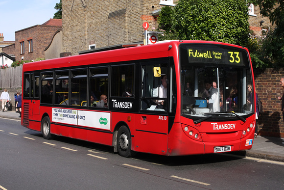 Route 33, Transdev, ADL10, SK07DXR, Richmond