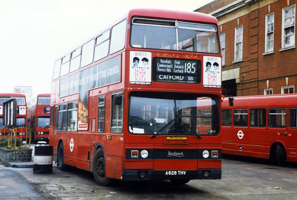 Route 185, London Transport, T1028, A628THV, Catford Garage