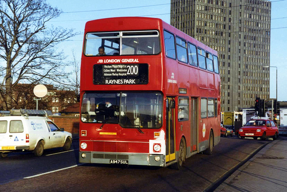 Route 200, London General, M947, A947SUL, Colliers Wood