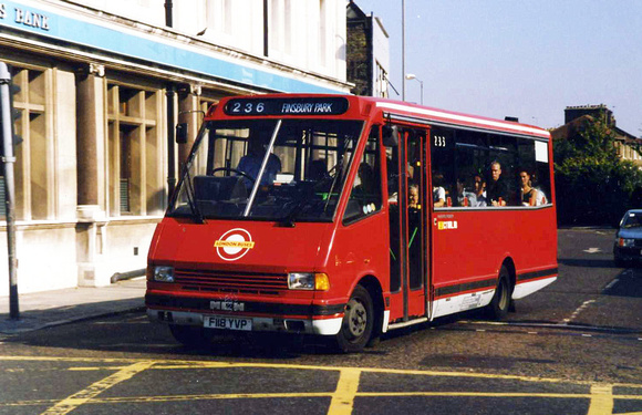 Route 236, London Transport, MRL118, F118YVP, Finsbury Park