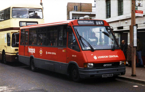Route 244, London Central, MRL156, H156UUA, Woolwich