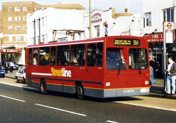 Route 355, London General, DW67, H367XGC, Tooting
