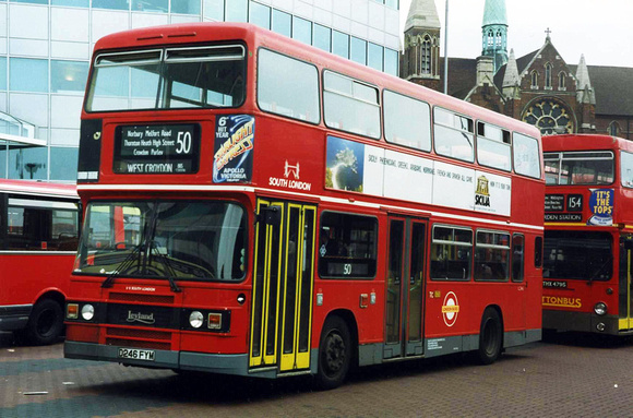 Route 50, South London Buses, L246, D246FYM, West Croydon