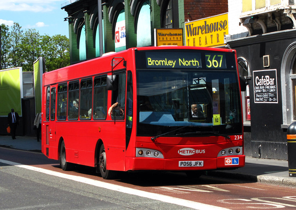 Route 367, Metrobus 234, PO56JFK, Croydon