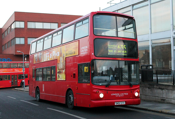 Route 635, London United, TA216, SN51SYV, Brentford