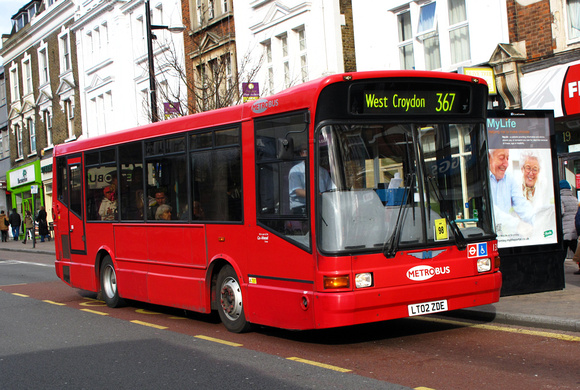 Route 367, Metrobus 135, LT02ZDE, Bromley