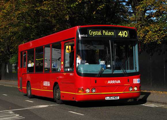Route 410, Arriva London, DWS12, LJ53NGE, Croydon