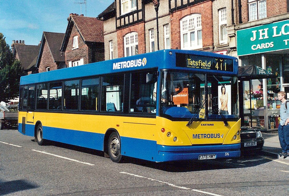 Route 411, Metrobus 376, Y376HMY, Oxted