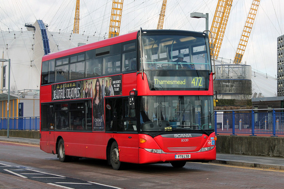 Route 472, Stagecoach London 80019, YT11LSD, North Greenwich