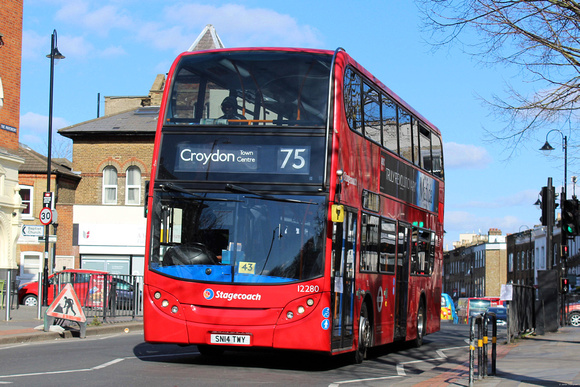 Route 75, Stagecoach London 12280, SN14TWY, South Norwood