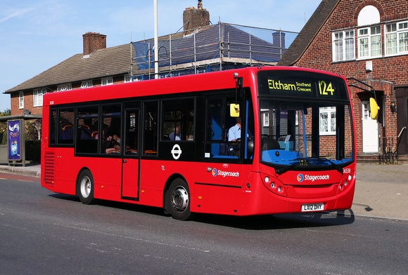 Route 124, Stagecoach London 36538, LX12DHY, Grove Park