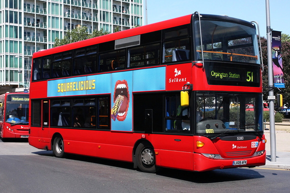 Route 51, Selkent ELBG 15080, LX09AFX, Woolwich