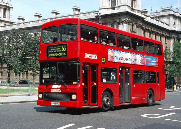 Route 53, Stagecoach London VN328, N328HGK, Whitehall