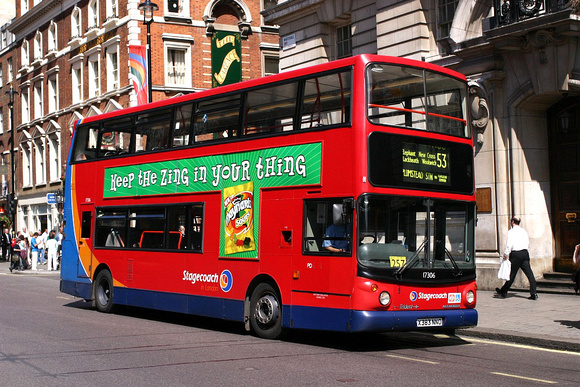 Route 53, Stagecoach London 17306, X383NNO, Whitehall