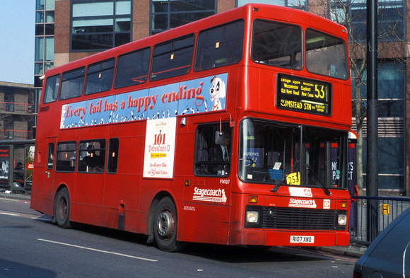 Route 53, Stagecoach London, VN107, R107XNO, Elephant & Castle