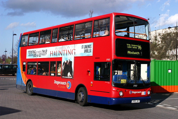 Route 96, Stagecoach London 17937, LX53JKY, Bluewater