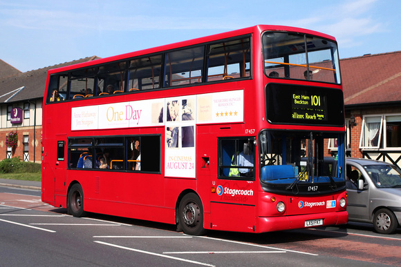 Route 101, Stagecoach London 17457, LX51FKT