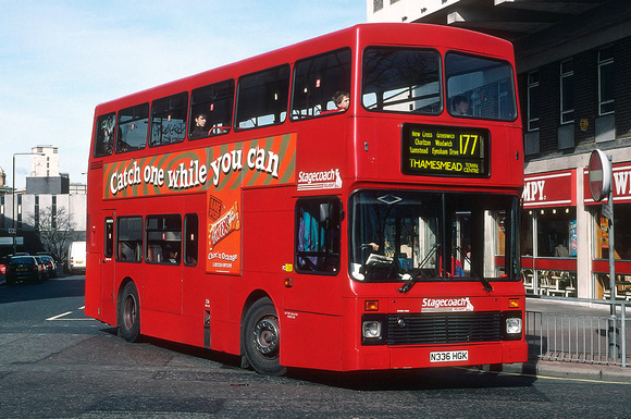 Route 177, Stagecoach London 336, N336HGK, Woolwich