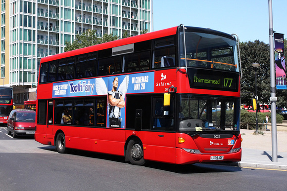 Route 177, Selkent ELBG 15052, LX09ACF, Woolwich