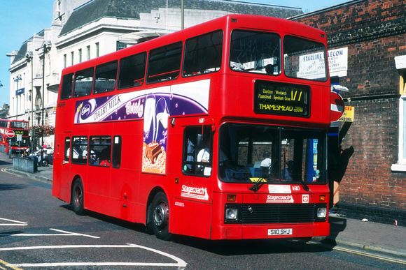 Route 177, Stagecoach London 16110, S110SHJ, Woolwich