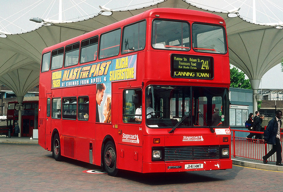 Route 241, Stagecoach London, S41, J414HMT, Stratford