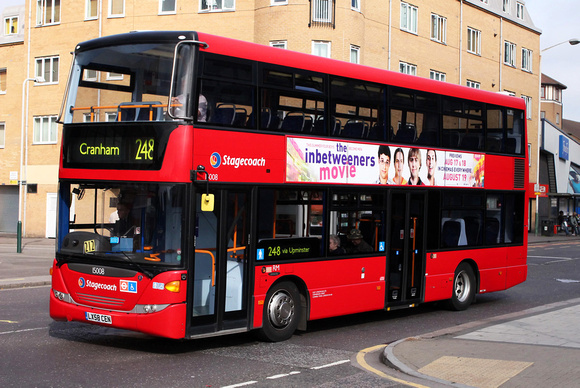 Route 248, Stagecoach London 15008, LX58CEN, Romford
