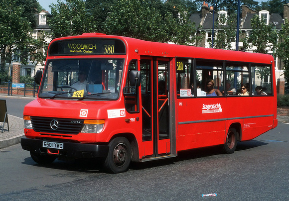 Route 380, Stagecoach London, MB1, R501YWC, Lewisham