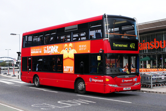 Route 472, Stagecoach London 15046, LX09ABK, East Greenwich