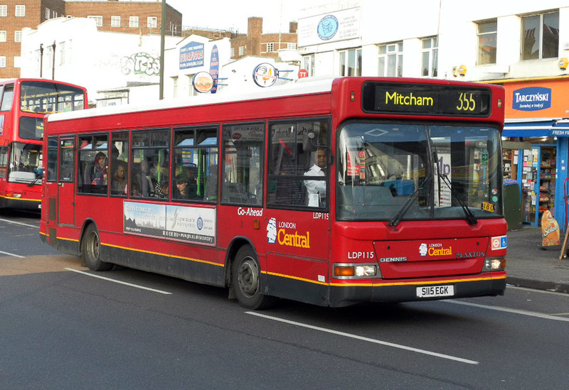 London Bus Routes | Route 355: Brixton - Mitcham