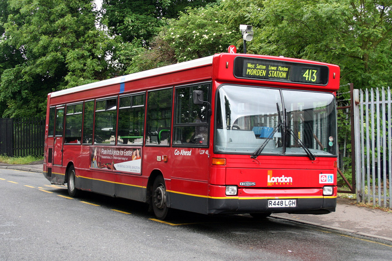 London Bus Routes | Route 413: Morden - Sutton, Bushey Road | Route 413 ...